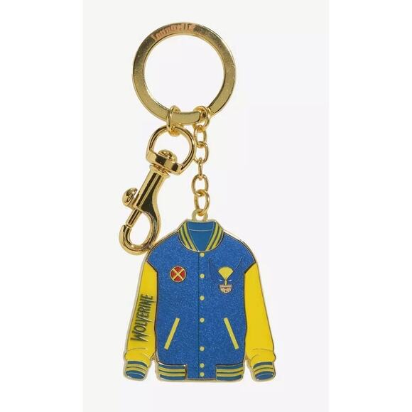 Disney Other - Marvel X-Men '97 WOLVERINE Keychain Loungefly NEW Varsity Jacket